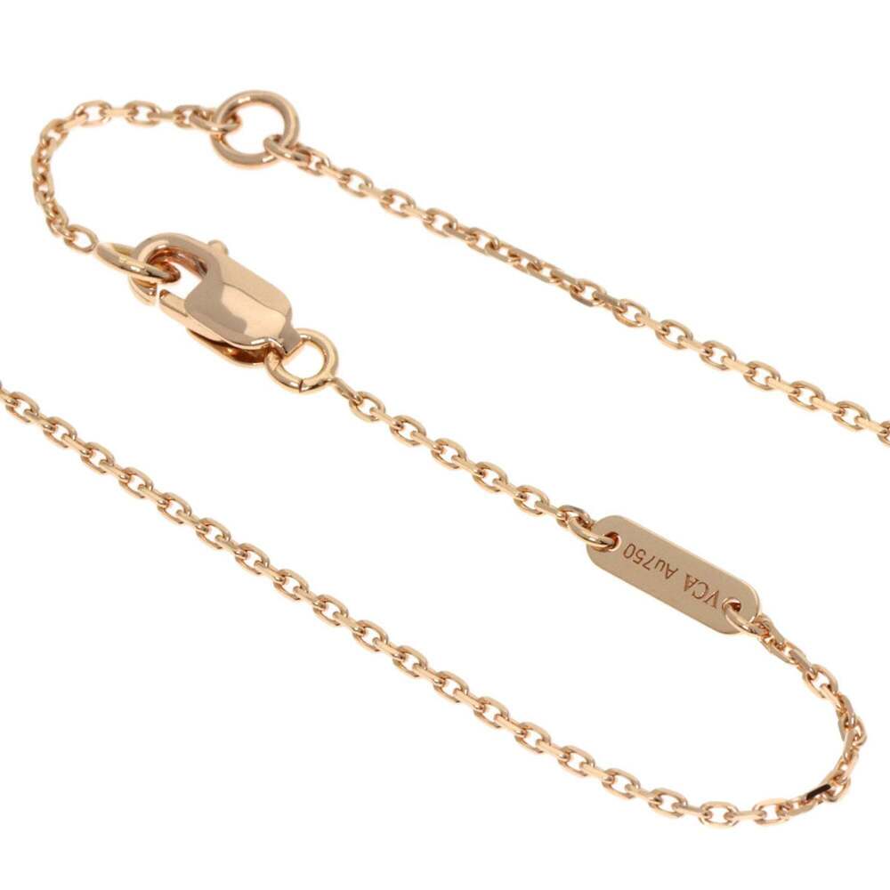 Van Cleef & Arpels Sweet Heart Carnelian Necklace in 18K Pink Gold for Women - Picture 3 of 5